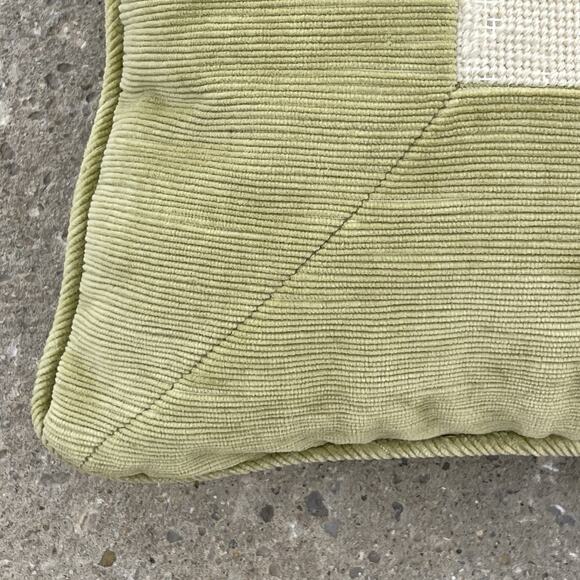 Vintage Strawberry Floral Needlepoint Pillow Velvet Back 13”x13” Cottage Grandma - Picture 5 of 10